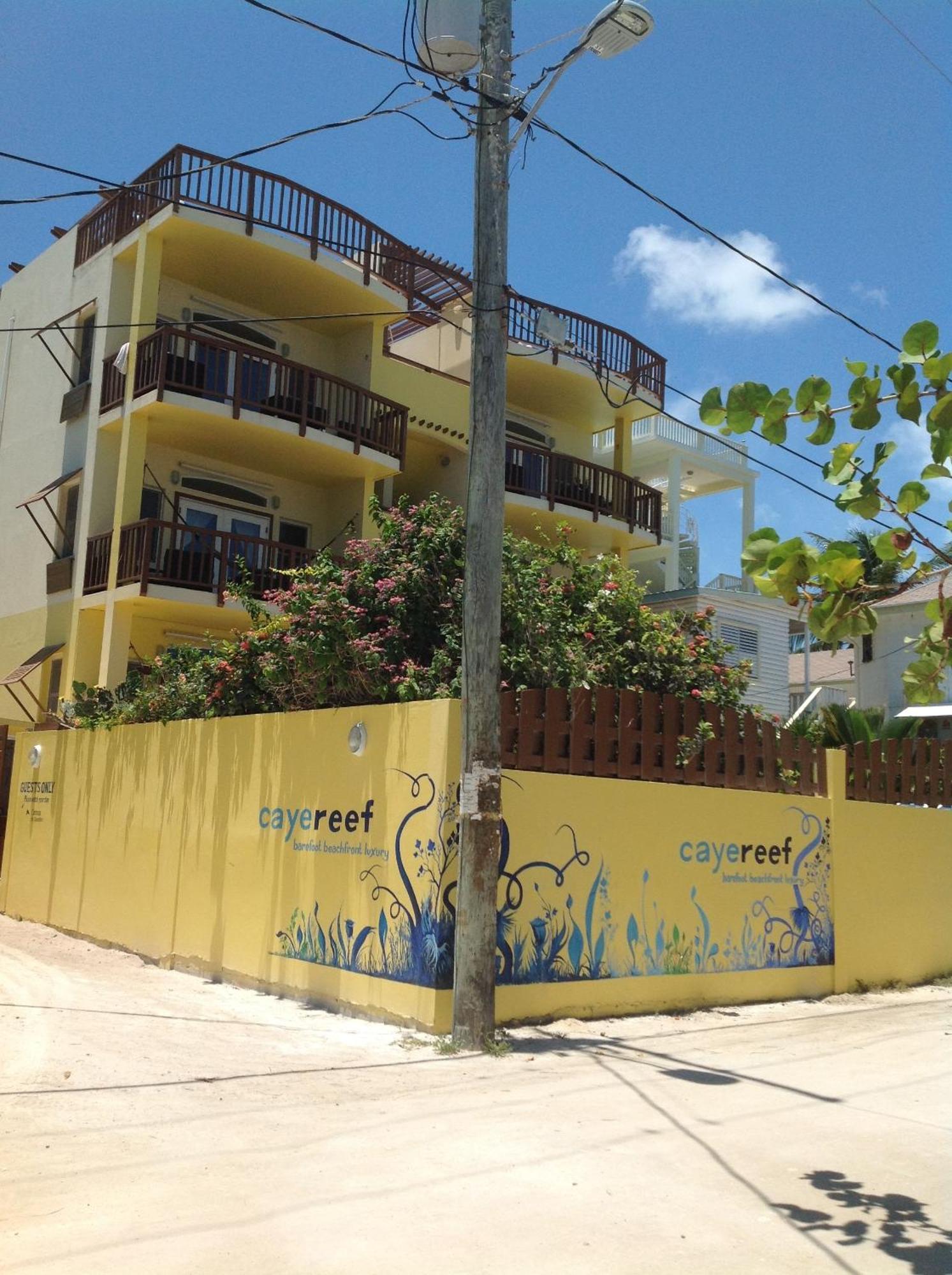 Caye Reef Condos Кайе Колкер Стая снимка
